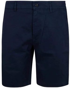 Eleventy Bermudas Con Múltiples Bolsillos - Azul