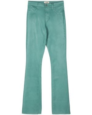 L'Agence Ruth Bootcut-Jeans Mit Hohem Bund - Grün