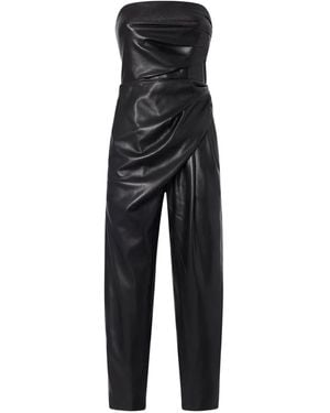 ANDAMANE Yana Draped Jumpsuit - Black