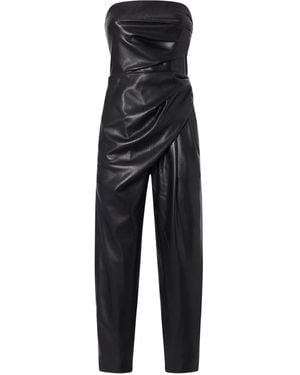 ANDAMANE Yana Draped Jumpsuit - Black