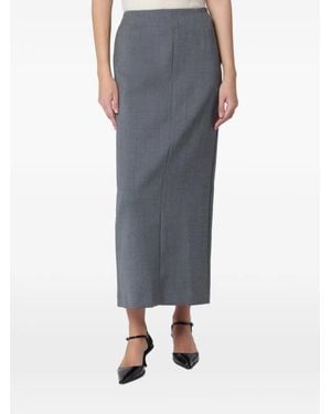 Almada Label Bay Maxi Skirt - Gray