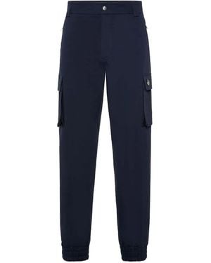 Philipp Plein Basic Cargo Sweatpants - Blue