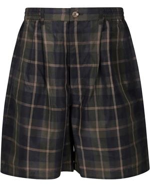 Comme des Garçons Shorts A Quadri - Nero