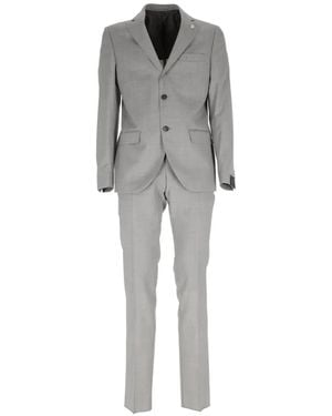 Brando Single-Breasted Suit - Grey