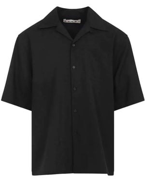 Marni Pocket Short-Sleeve Shirt - Black