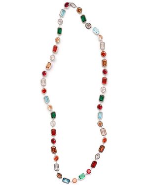 Izabel Display Collar Mega Con Zirconia Cúbica - Blanco