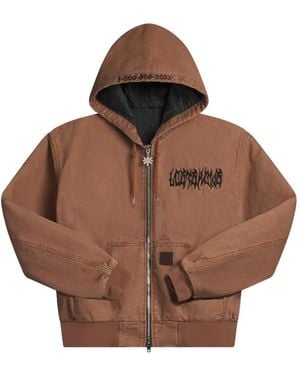 LOSTSHDWS Reversible Detached Jacket - Brown