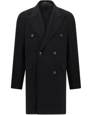 BOGGI Double-Breasted Coat - Black