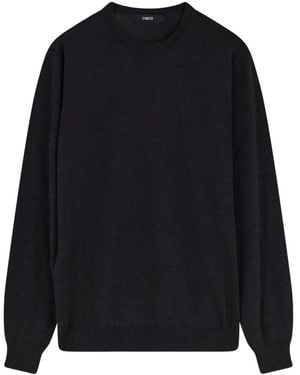 EYNESSE Ribbed crew-neck sweater - Blau