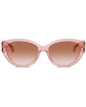 Versace Occhiali Da Sole Ovali - Rosa