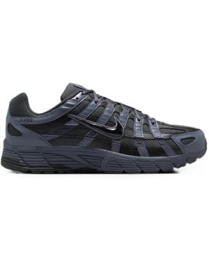 Nike P-6000 Panelled Trainers - Blue