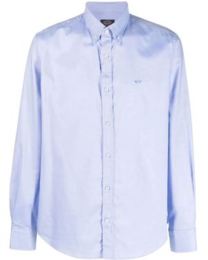 Paul & Shark Camicia Con Ricamo - Blu