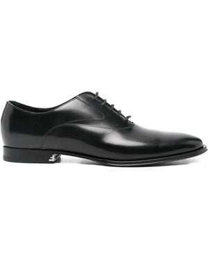 Fendi Oxford-Schuhe Aus Leder - Schwarz