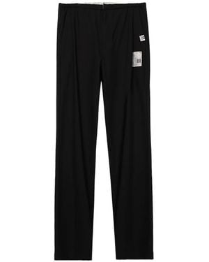 Maison Mihara Yasuhiro Twill Flare Pants - Black