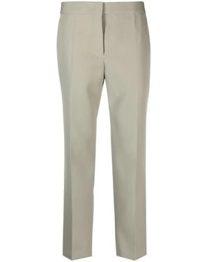 Jil Sander Straight-Leg Wool Trousers - Natural