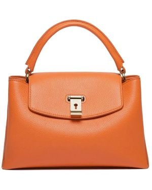 Bally Petit Sac À Main Layka En Cuir - Orange