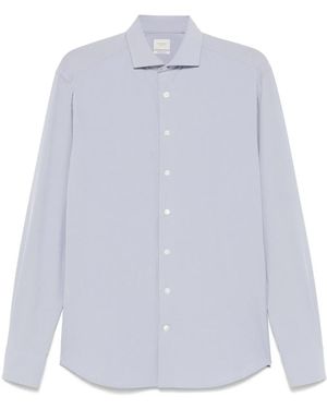 Traiano Milano Cutaway-Collar Shirt - White