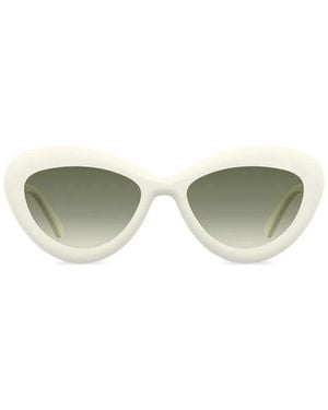 Moschino Cat-Eye Full-Rim Sunglasses - Green