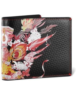 Shanghai Tang X Jacky Tsai Flower Dragon Wallet - White