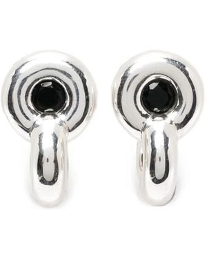 Uncommon Matters Infinity Crystal-Embellished Earrings - White
