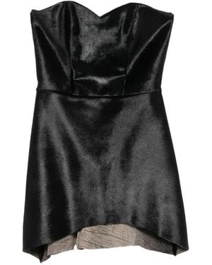 Vestiaire d'un Oiseau Libre Strapless Mini Dress - Black