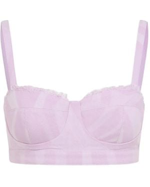 PUCCI Top mit Herzausschnitt - Lila