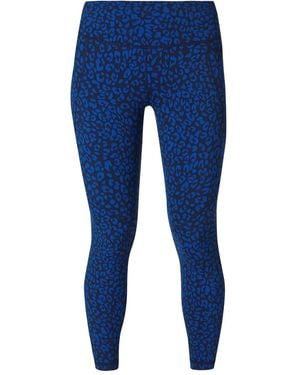 Sweaty Betty Power 7/8 Animal-print leggings - Blue