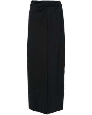 La Petite Robe Di Chiara Boni Aza Knot Sarong - Black