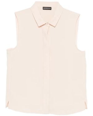 Emporio Armani Sleeveless Blouse - White