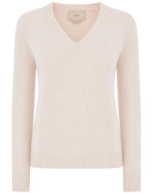 Vanisé V-Neck Sweater - White