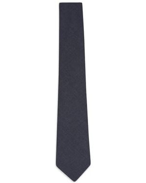 Canali Wool Tie - Blue