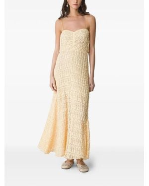 forte_forte Ruffled Slip Dress - Natural