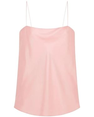 Another Tomorrow Silk Camisole - Pink