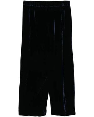 Eileen Fisher Pantalones Con Efecto De Terciopelo - Azul
