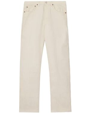 Fortela Jean 933 Barney À Détails De Coutures - White