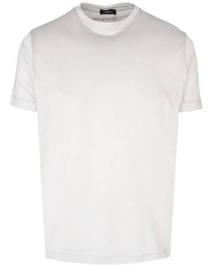 Tombolini Crew-Neck Short-Sleeve T-Shirt - White