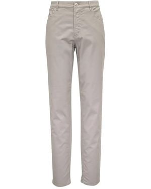 Brunello Cucinelli カーキ パンツ - グレー