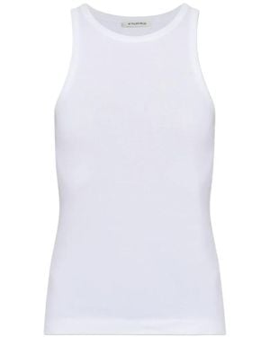 By Malene Birger Mani Ribbed-Knit Tank Top - White