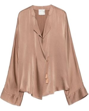 Forte Forte Tassel-Detail Blouse - Pink