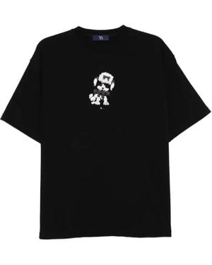 Y's Yohji Yamamoto T-Shirt À Imprimé Graphique - Black