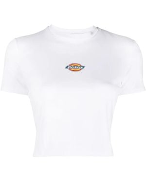 Dickies Logo-Print Cotton T-Shirt - White