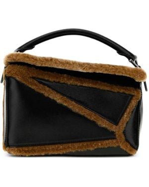 Loewe Borsa Tote Puzzle Piccola - Nero
