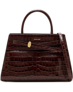 Veronica Beard Sac Dash En Cuir - Brown