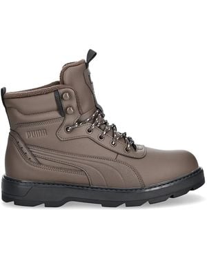 PUMA Desierto V3 Lace-Up Fastening Boots - Brown