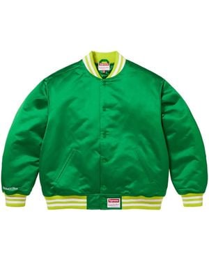 Supreme Giacca Mitchell & Ness - Verde