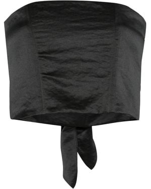 forte_forte Cropped Top - Black