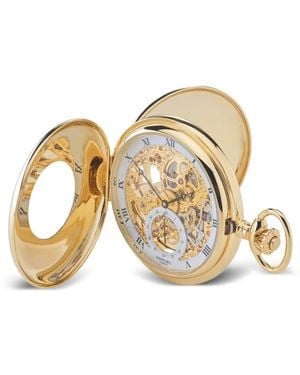 Rapport Mechanical Half-Hunter Pocket Watch - White