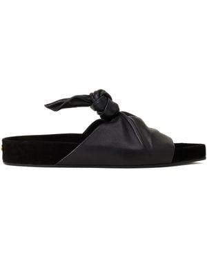 Lanvin Sandales À Design Noué - Noir