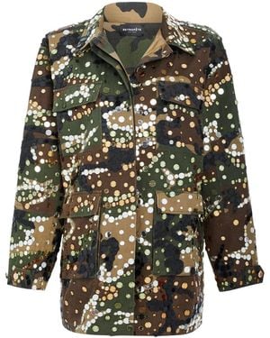 retroféte Giacca Arlie Con Stampa Camouflage - Verde