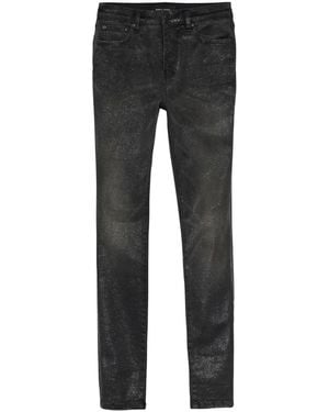 Purple Brand グリッター スキニージーンズ - グレー